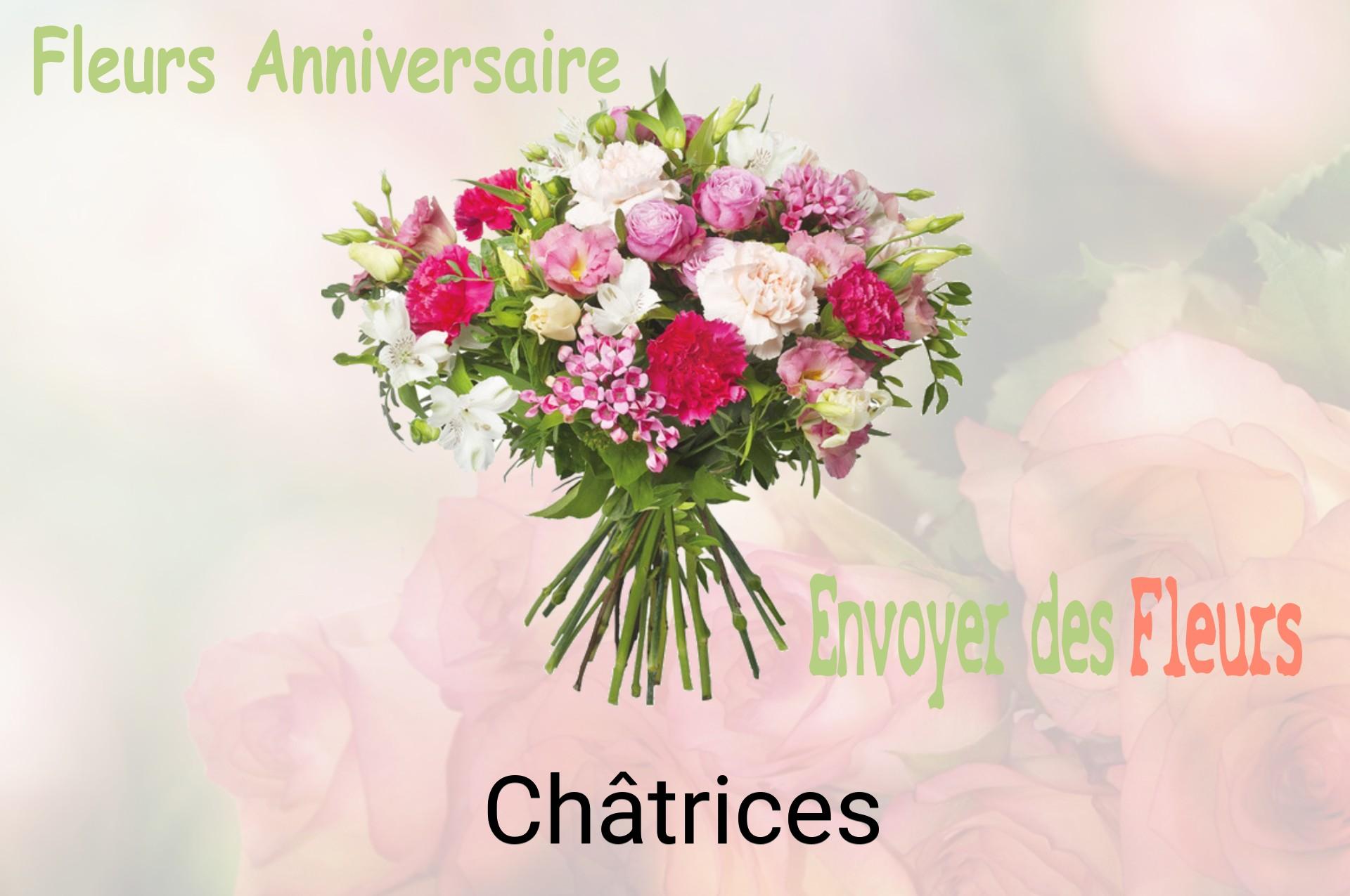 Bouquet de fleurs d’anniversaire livré à Châtrices
