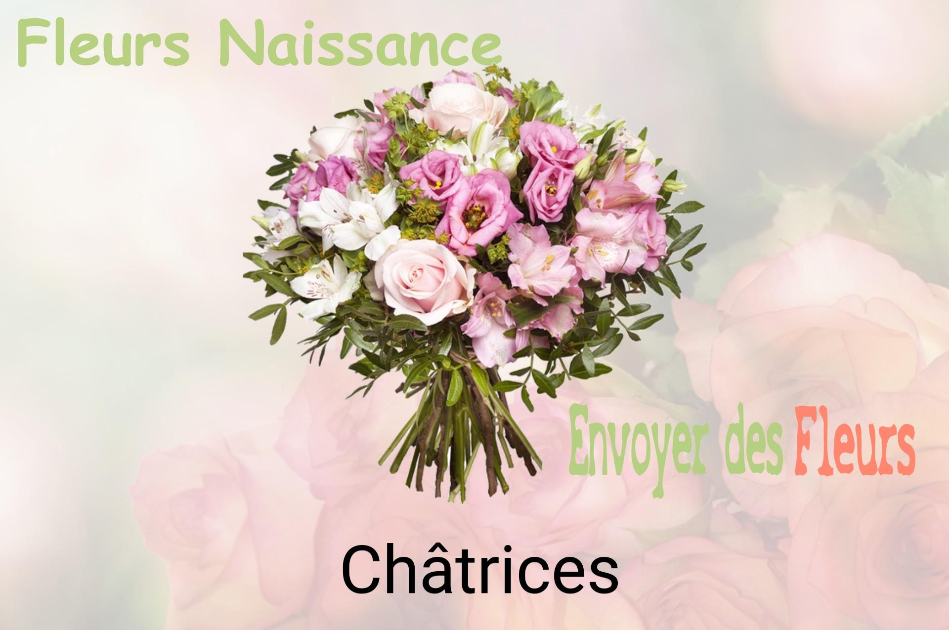 Bouquet de fleurs de naissance livré à Châtrices